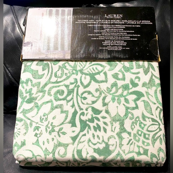 Lauren Ralph Lauren Bath Ralph Lauren White Green Floral 0 Cotton